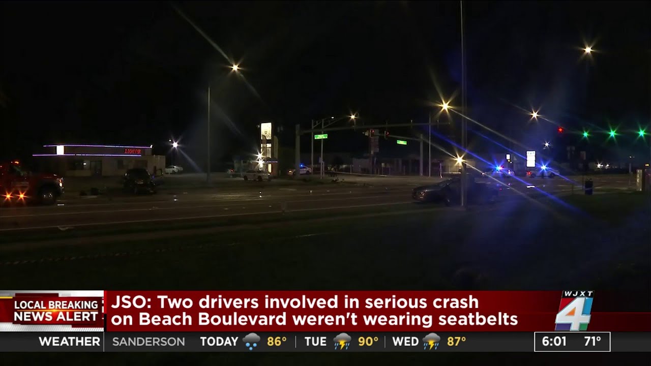 Lanes reopen after serious crash over night - YouTube