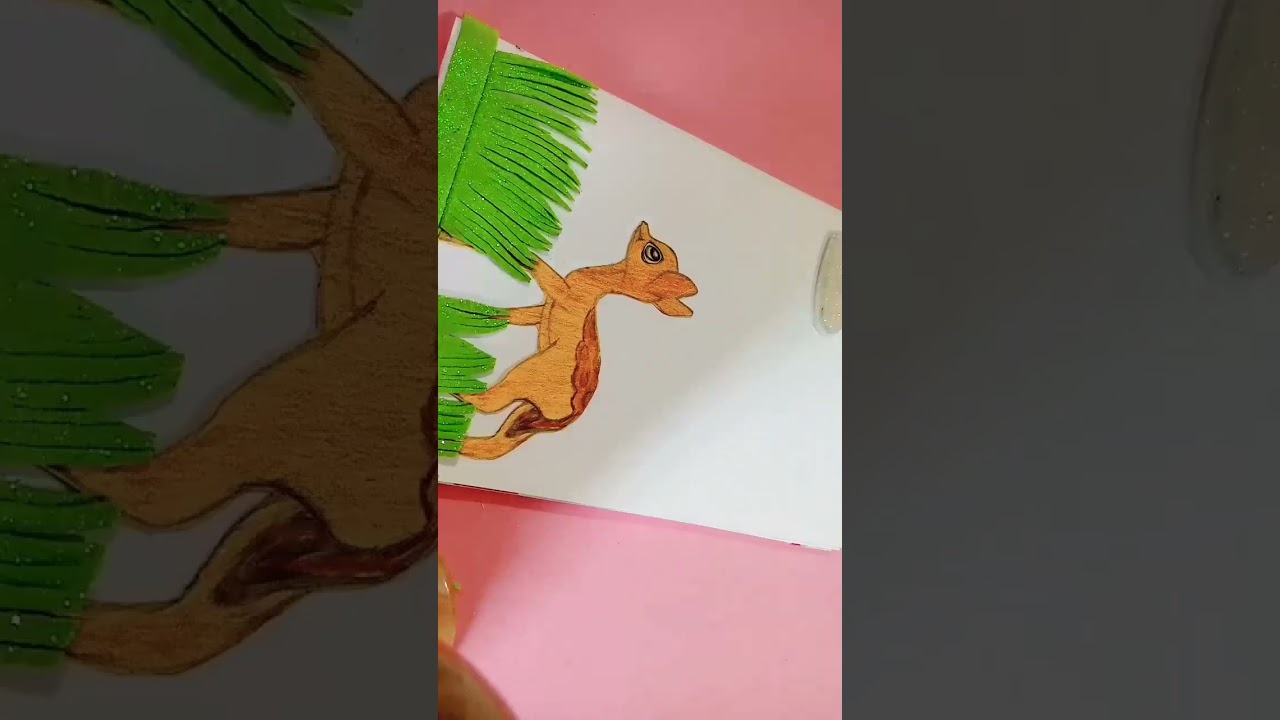 DIY animal diary cover 🦌 make for your children 