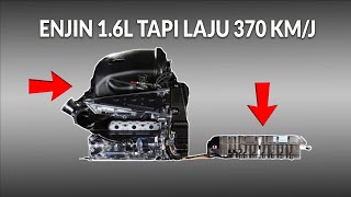 Enjin F1 - 1.6L Saja Tapi Sangat Laju Sampai 370km/j