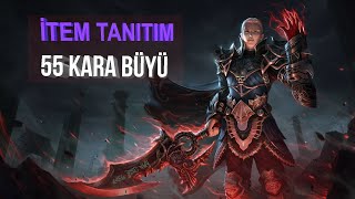 55 LvL KUSURSUZ KARA BÜYÜ İTEM TANITIMI & OYUN SONU / METİN2 TR