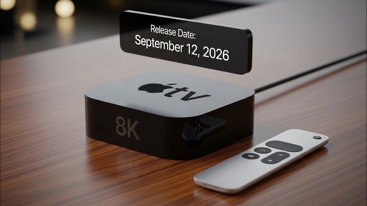 Новая Apple TV (2026) — наконец-то 8K, новый дизайн и дата выхода!