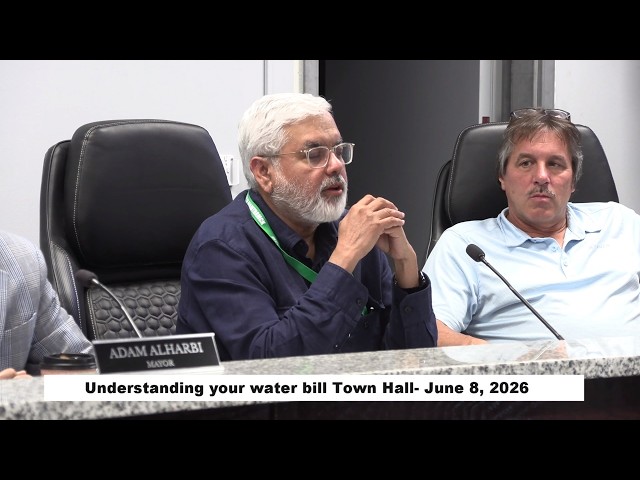 Hamtramck Water Department Town Hall Meeting - June 2026