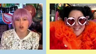 New Orleans' Artist Ashley Longshore Guest Stars on Miley Cyrus' Bright Minded Instagram Show!