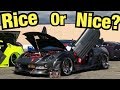 California Car Show RICE Or NICE!!! (Race Wars Fontana 2020)