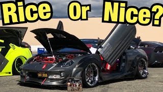 California Car Show RICE Or NICE!!! (Race Wars Fontana 2020)