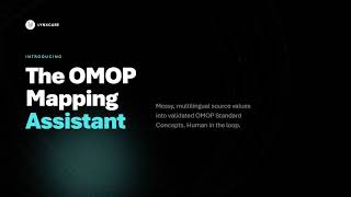 OMOP Mapping Assistant with Human in the Loop