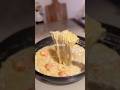 海老とたらこのクリームパスタ
