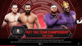 Undisputed Era Vs Street Profits NXT Takeover Toronto - WWE 2K19