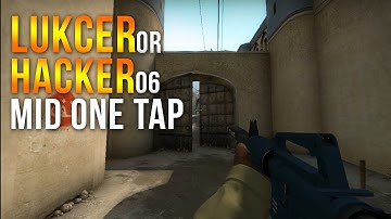 LUCKER OR HACKER #6 - MOST INSANE MID ONE TAP!? - CSGO EDIT