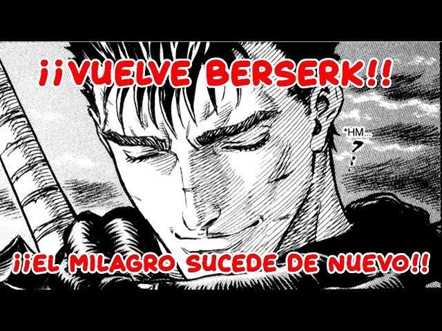 Mori, o melhor amigo do autor de Berserk, completará a série!