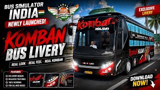 Komban bus livery | bus simulator India | bus mod #bussin #bussisd