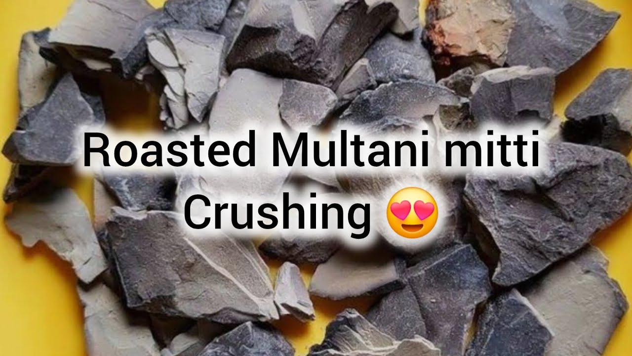 Roasted multani mitti crushing 😍 