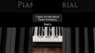 Carol of the bells / Piano Tutorial (Part 1) #shorts