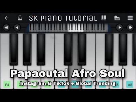 Papaoutai Afro Soul PIANO TUTORIAL Stromae Mikeeysmind Tiktok Trending Version 