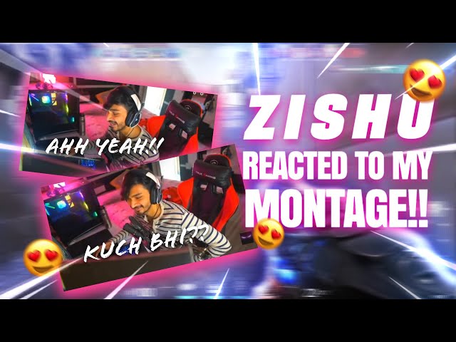 @Zishu Reacted to my MONTAGE!! *INSANE*  | wasabi plays | Valorant class=