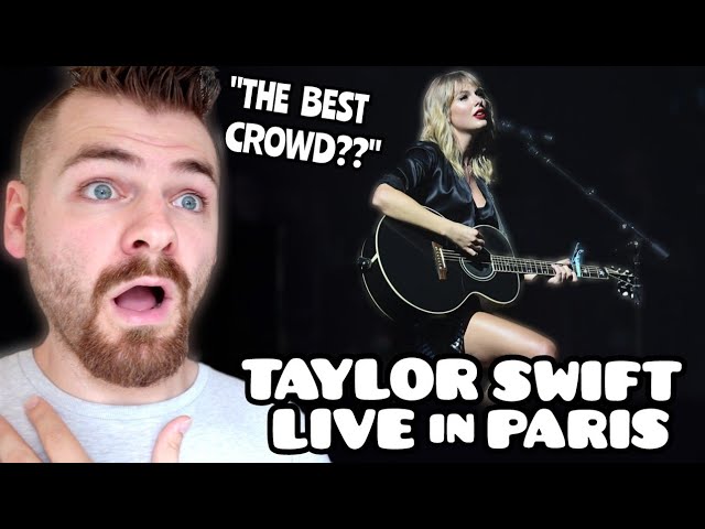 First Time REACTING to Taylor Swift LIVE FROM PARIS | PART 1 | REACTION! class=