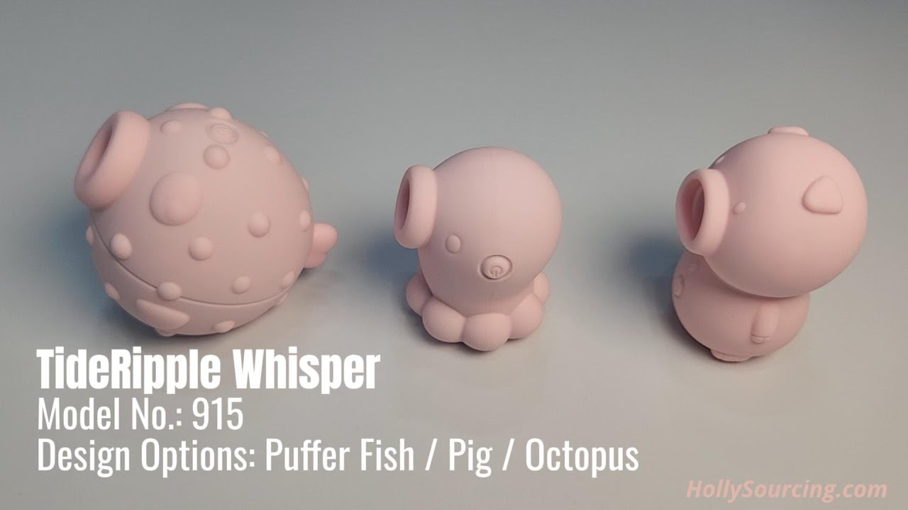 915 TideRipple Whisper - Small toy, big waves. 5 suction levels. Silent. Ready when you are.