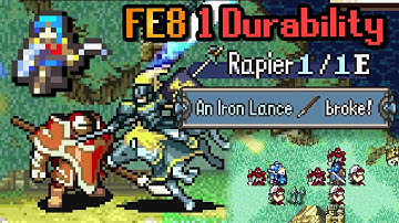 FE8 1 Durability Step 1: Have fewer weapons than there are enemies
