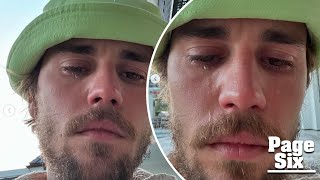 Justin Bieber sparks fans’ concern as he breaks down in tears in Instagram snaps