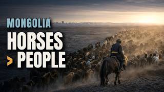Why Mongolia Has More Horses Than People? #Mongolia #Nomads #Horses