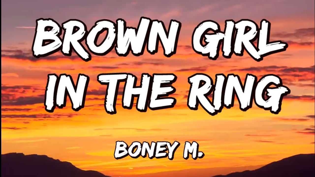 brown girl in the ring boney m album cover