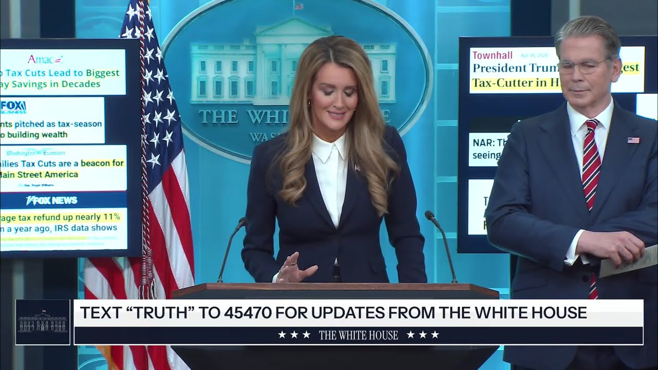 Thumbnail for Press Secretary Karoline Leavitt, Scott Bessent, and Kelly Loeffler Brief Members of the Media