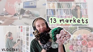 market restock making 100 bows and scrunchies + i booked in 13 markets! craft fair STUDIO VLOG 133 by Taylah Rose 9,832 views 1 month ago 35 minutes