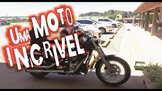 TESTE RIDE DYNA HARLEY DAVIDSON by Mochileiro em Duas Rodas 4,520 views 6 years ago 7 minutes, 3 seconds