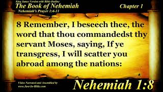 Nehemiah Chapter 1 - Bible Book #16 - The Holy Bible KJV Read Along Audio/Video/Text (1st narration) screenshot 3