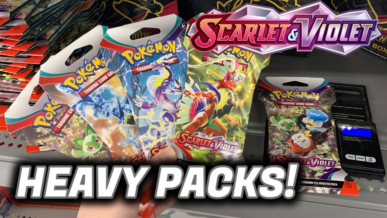 Weighing HEAVY Scarlet & Violet Packs from Walmart! Weighing HEAVY Scarlet & Violet Packs from Walmart!