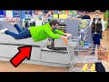 He floats through the storeemployees freak out