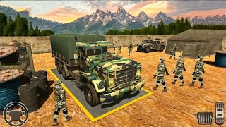 Army Vehicle Transport Driving Simulator - Offroad Army Truck Driving - Android GamePlay screenshot 3