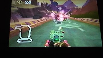 Crash Tag Team Racing Score: Dead Heat: 49 Kills on Rolling Thunder ( N. Gin )