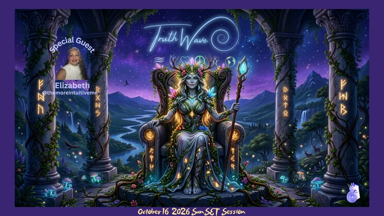 October 16  2026  TruthWave : Freya Friday SunSET Energy SESSION With Elizabeth!