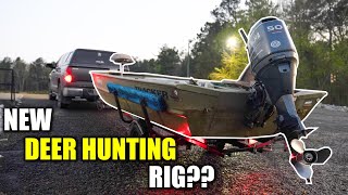 We got a BOAT for DEER HUNTING!