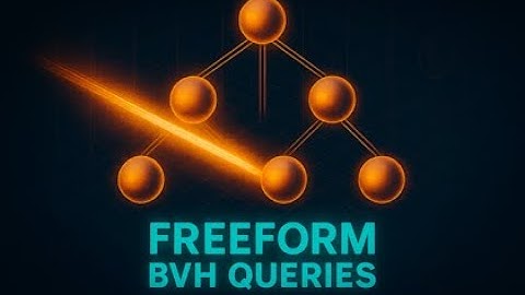 Freeform BVH Queries (FBQ) - Unity Plugin (FREE)