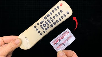 With just one common key, all types of remote controls can be repaired | CrationTips365