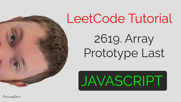 2619. Array Prototype Last - JavaScript LeetCode Solution
