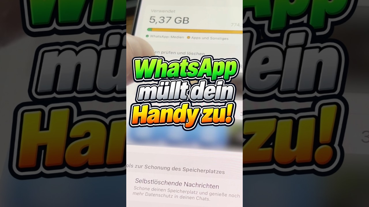 WhatsApp müllt dein Handy zu!