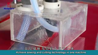 Richpeace Automatic Template Sewing Machine with Laser Cutting Device