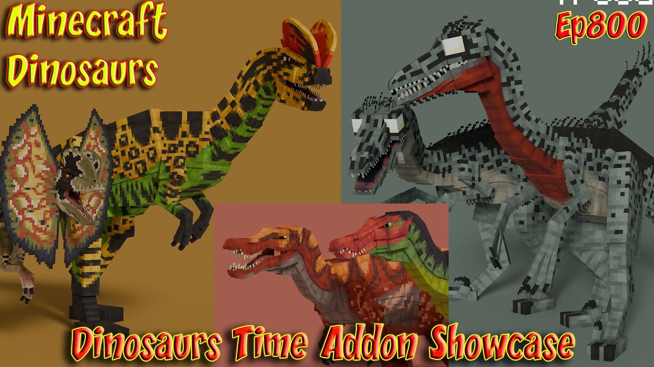 Dinosaurs Time Addon Showcase | Isle Sorna Dinosaurs Update