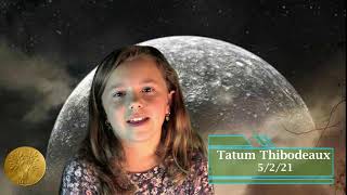Tatum Thibodeaux, Baptism video, 5-2-21