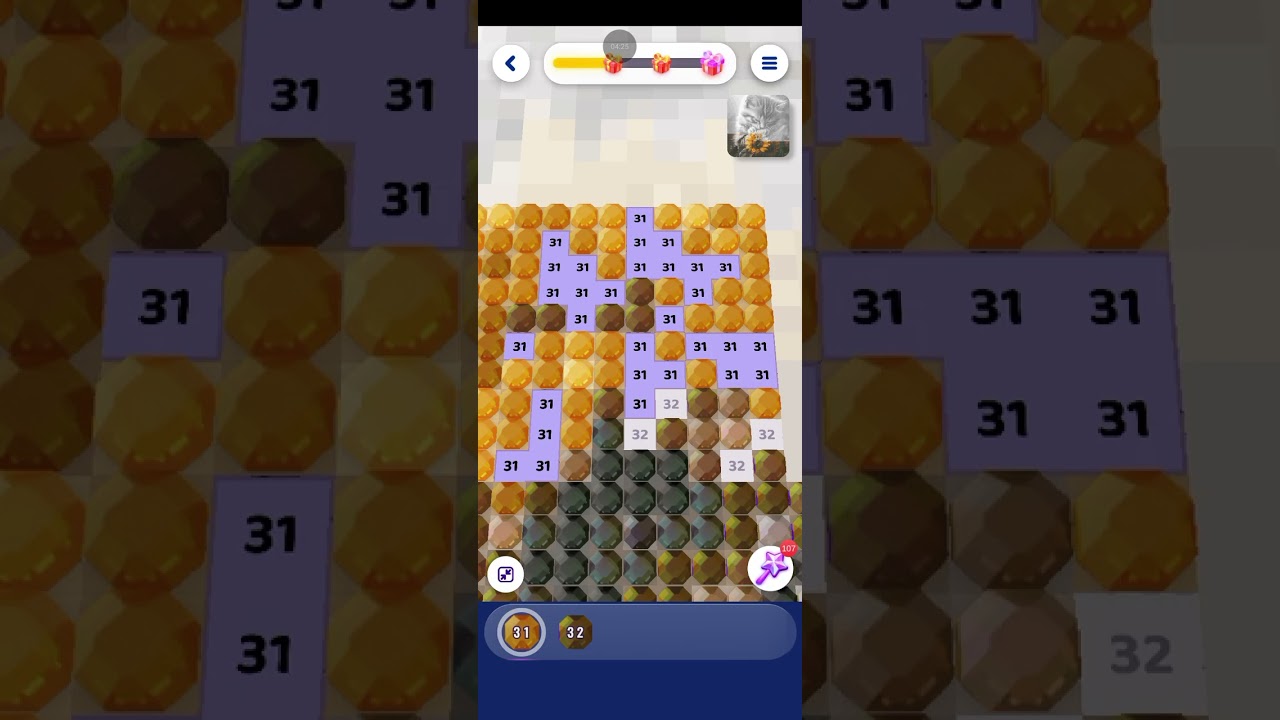 3 марта 2026 г.Виртуальная алмазная мозайка: Милый котёнок-3