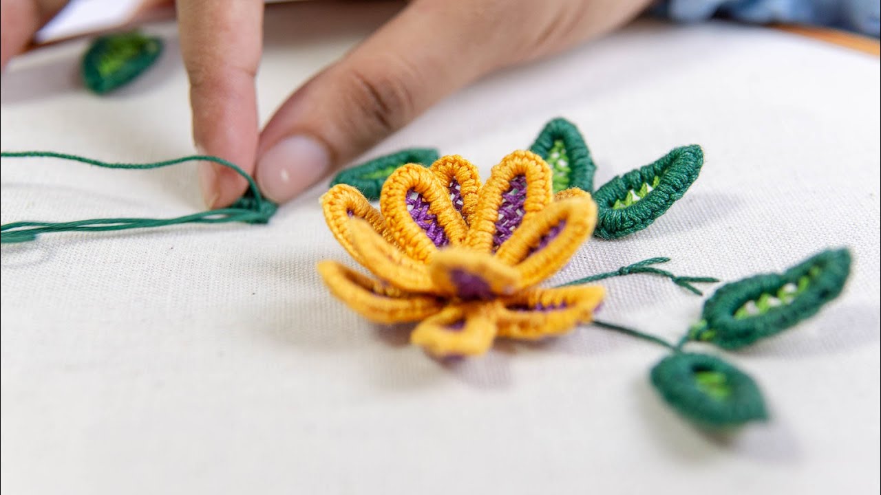 Rico Mini Kit Dried Flowers Embroidery Kit 