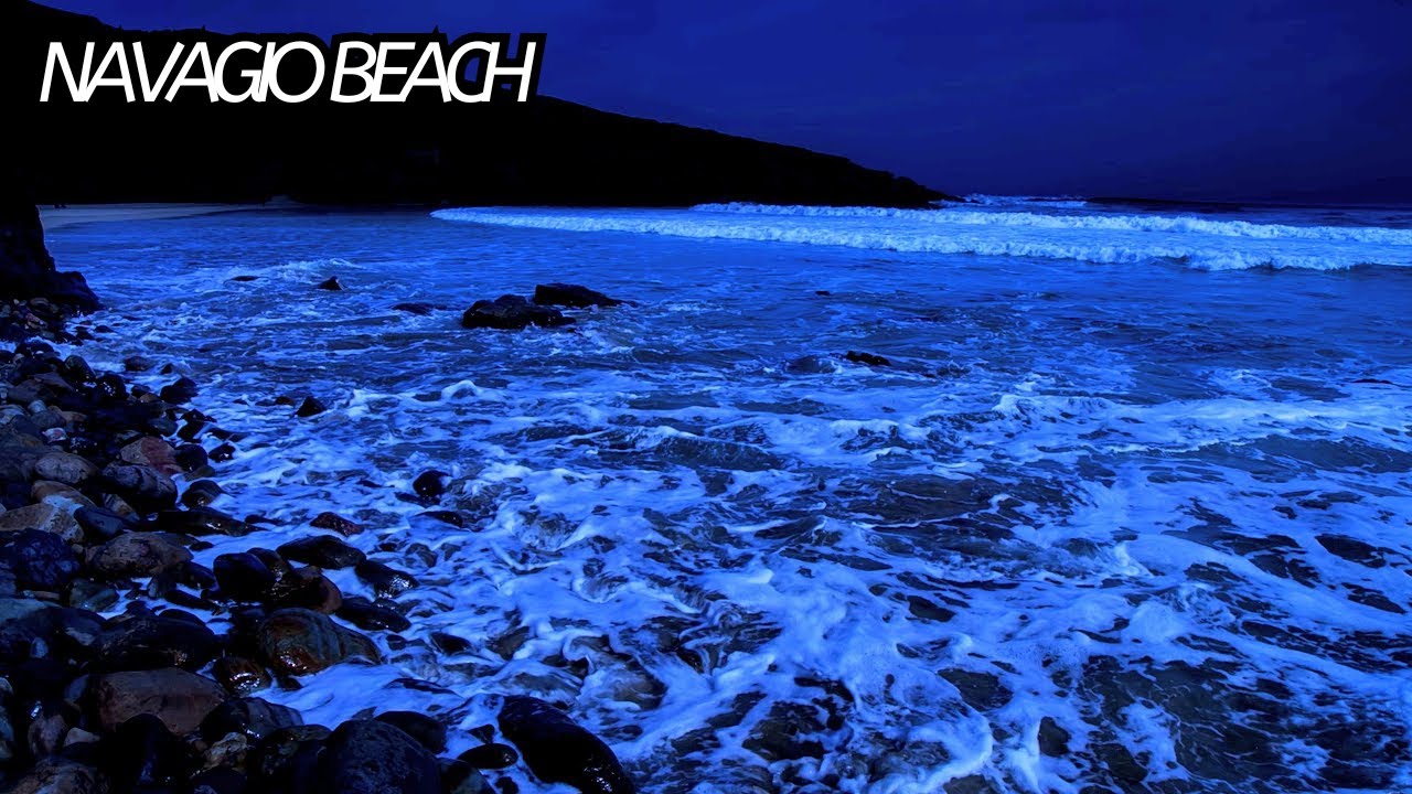 🌙 Night Beach Ocean Sounds for Inner Calm, Soft Comfort, and Peaceful Sleep | 6 Hours 🌊