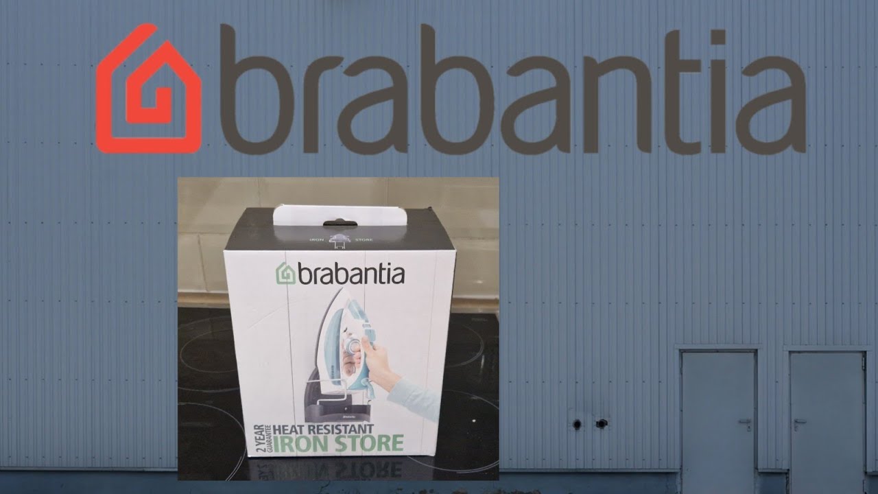 Unboxing Brabantia Ironing Board Hanger and Iron Store Wall Bracket YouTube