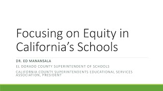 PACE | Ed Manansala on Focusing on Equity in California's Schools