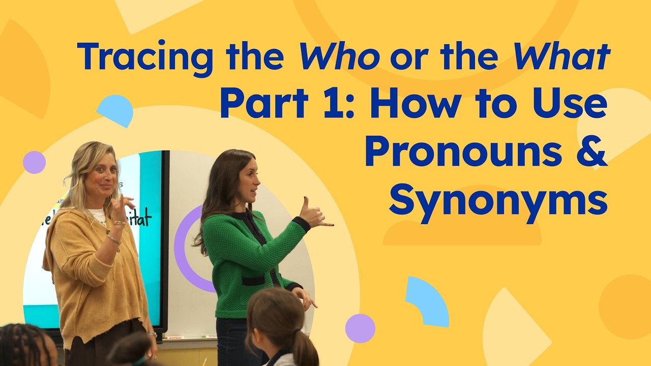 Как определить, кто или что — Часть 1: Как использовать местоимения и синонимы
