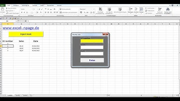 16GS_Blade guard. Excel VBA programming. Display language german