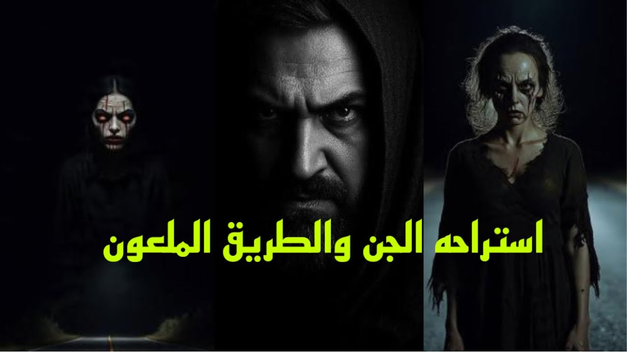 قصص رعب استراحه الجن الطريق الملعون سرد حقيقي #قصص_رعب #قصص #هادر #الجن